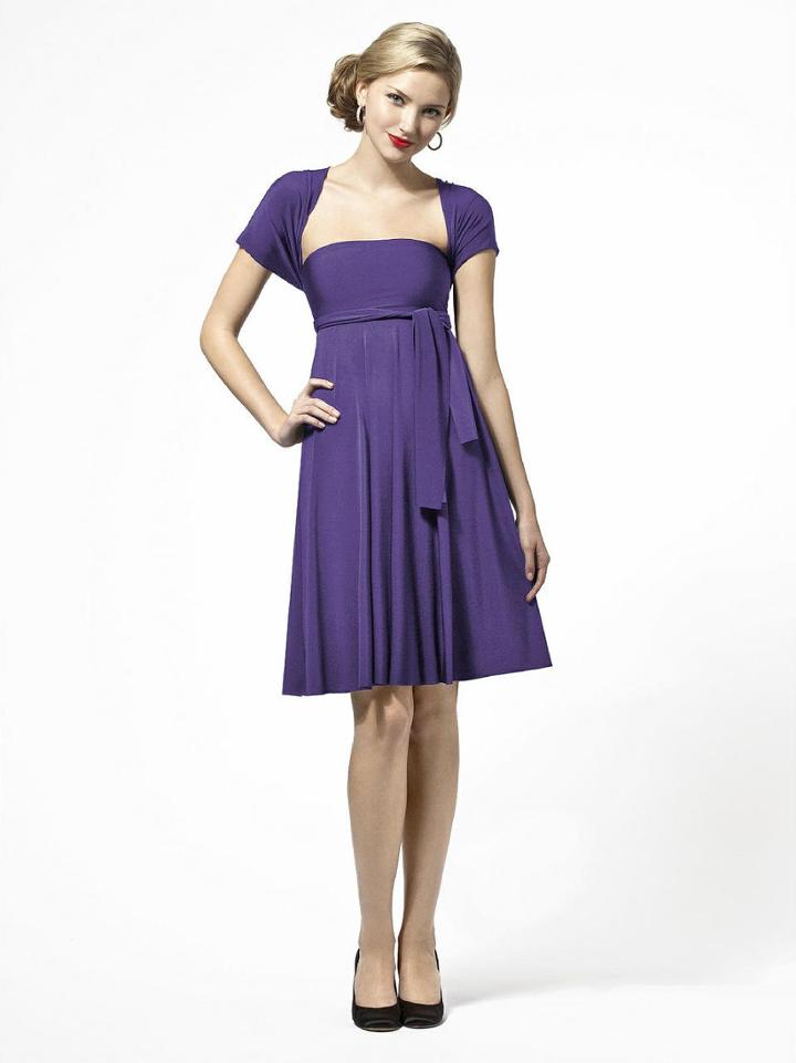 Dessy Collection - Lbtwist Dress In Regalia