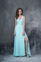 Nina Canacci - 1388 Sleeveless Jeweled Applique A-line Gown