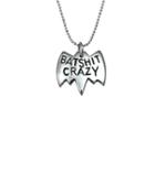 Femme Metale Jewelry - Bat Shit Crazy Pendant Necklace