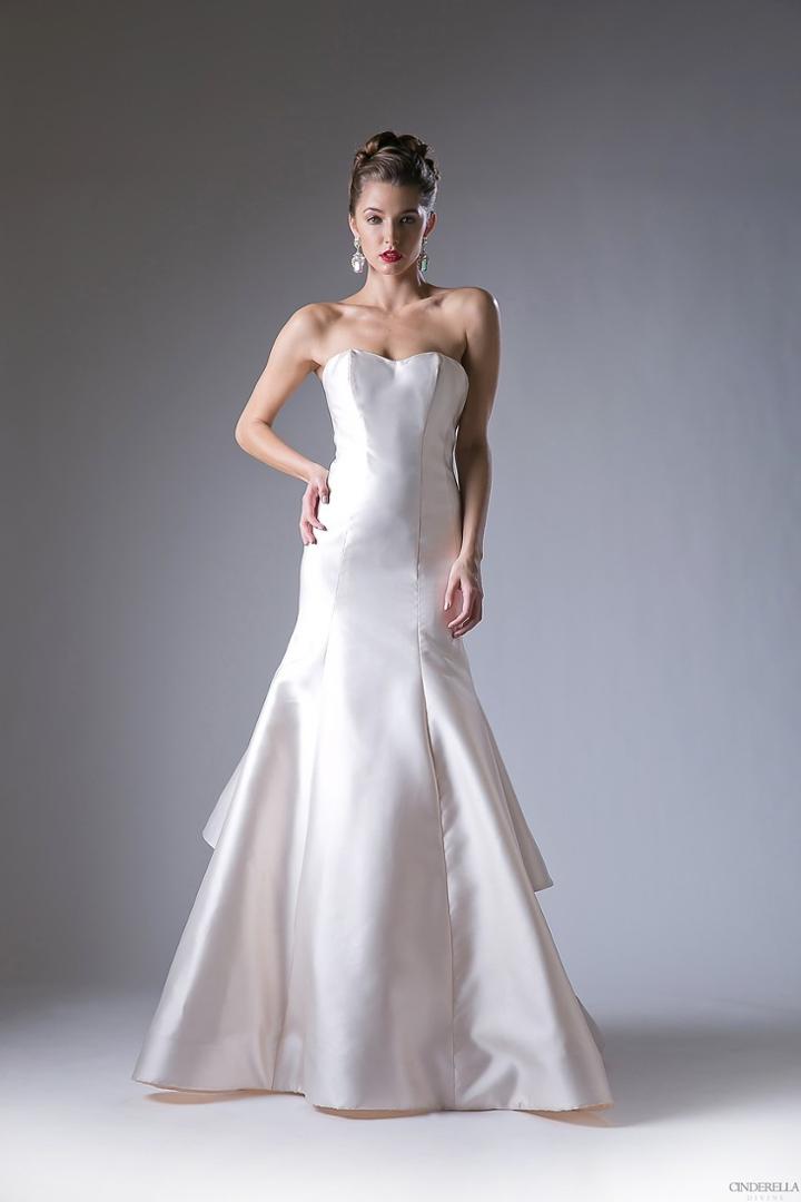 Cinderella Divine - Strapless Sweetheart Layered Trumpet Dress