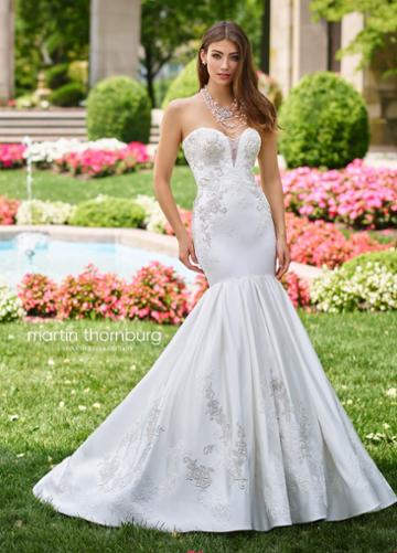 Martin Thornburg For Mon Cheri - 118265 Lace Sweetheart Bridal Gown