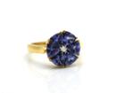 Tresor Collection - Tanzanite And Diamond Ring In 18k Yellow Gold 481111876