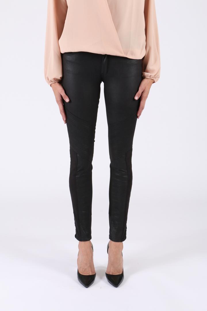 Black Orchid Denim - Lace Moto Legging After Dark