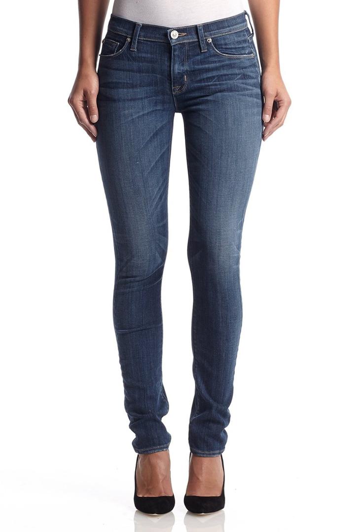 Hudson Jeans - Wm4060dlo Shine Midrise Skinny In Alabaster Dazed