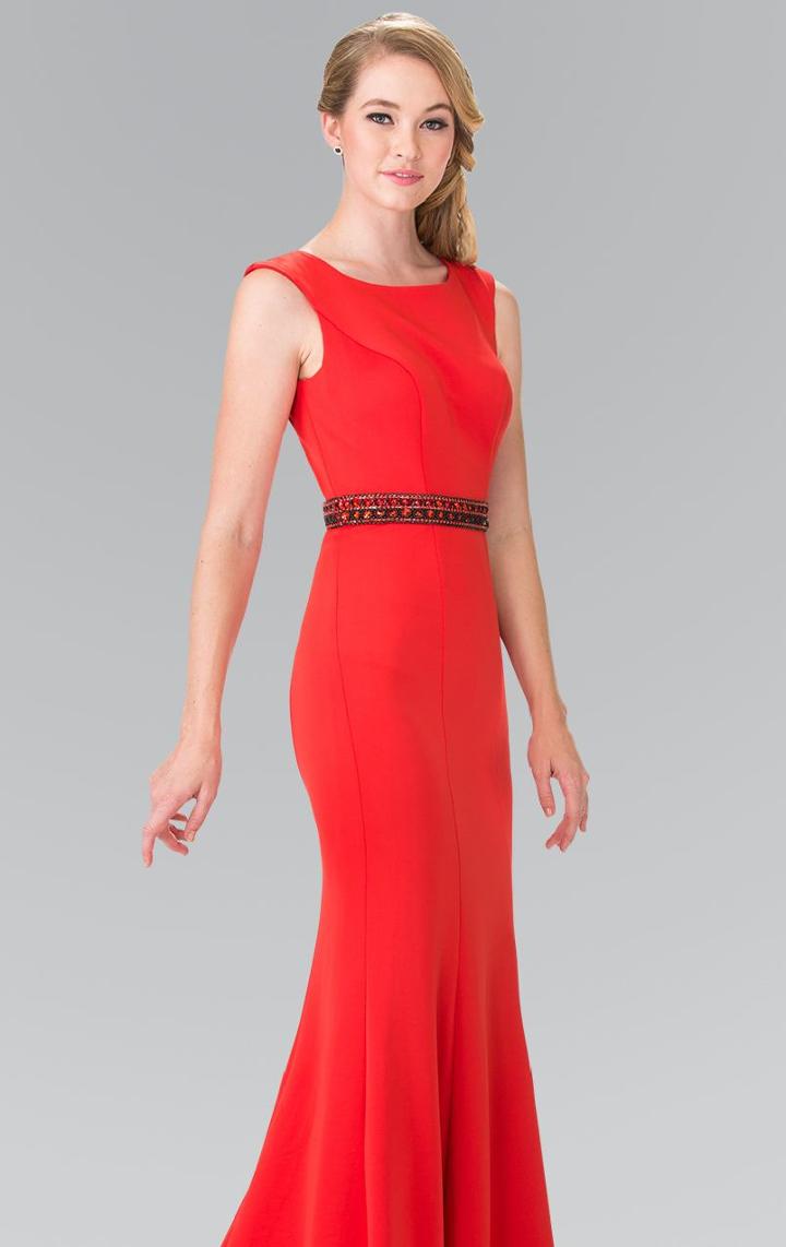 Elizabeth K - Sleeveless Jewel Long Dress Gl2306