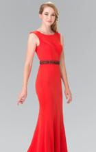 Elizabeth K - Sleeveless Jewel Long Dress Gl2306