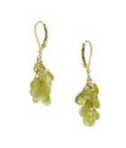 Lori Kaplan Jewelry - Chardonnay Green Garnet Cluster Earrings