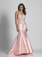Dave & Johnny - A6453 Bedazzled Deep Sweetheart Mermaid Dress