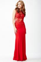 Jovani - Jvn32258 Sleeveless Sheer Lace Bodice Gown