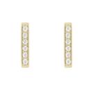 Bonheur Jewelry - Gold Pave Bella Earrings