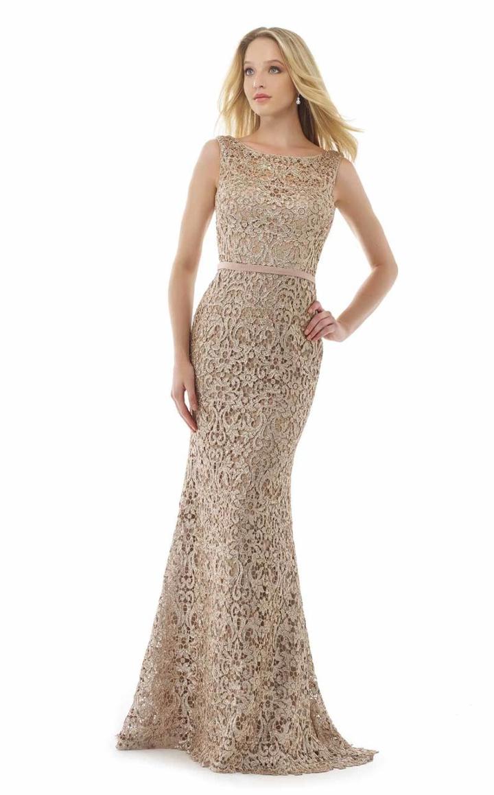 Morrell Maxie - 15534 Sleeveless Lace Sheath Gown