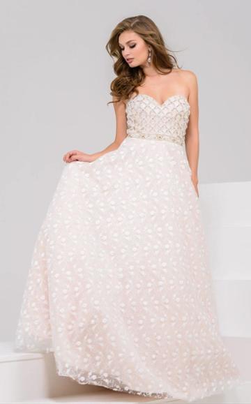 Jovani - 50553 Strapless Beaded Ballgown