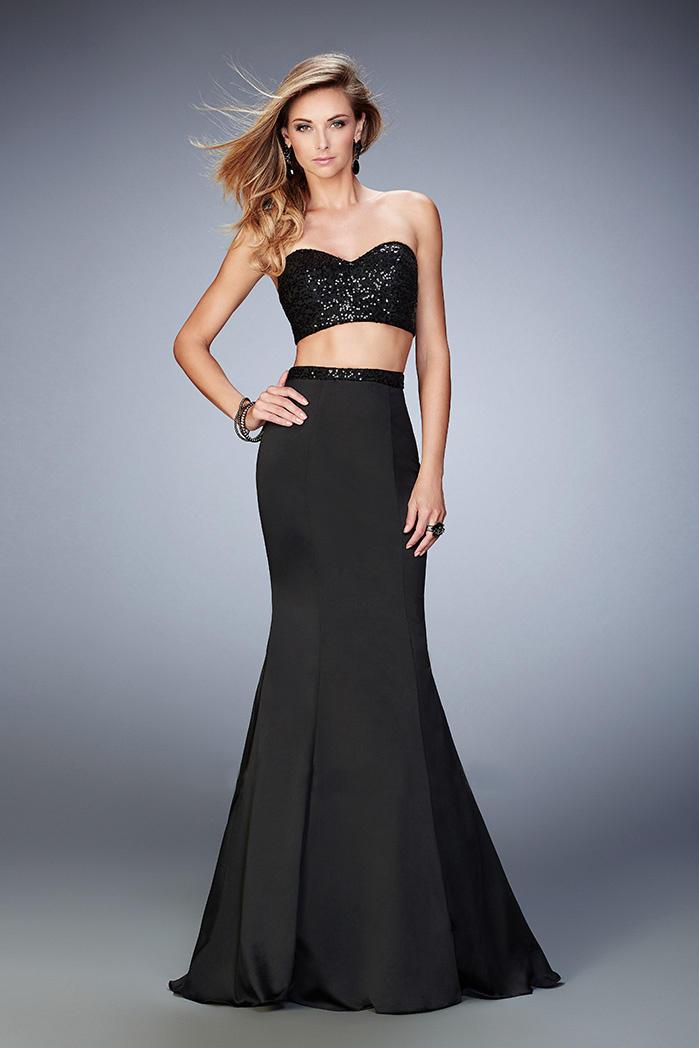 Gigi - 22220 Scintillating Sequin Two-piece Mermaid Gown