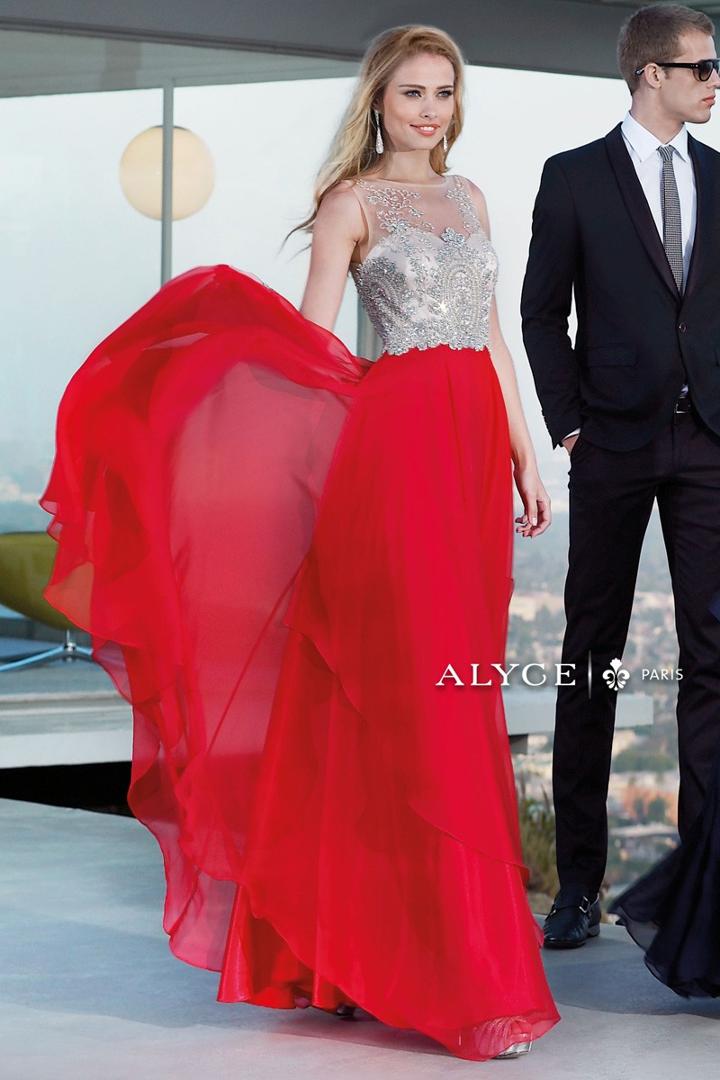 Alyce Paris - 6342 Dress In Red