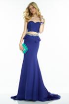 Alyce Paris Claudine - 2554 Two Piece Sweetheart Trumpet Dress