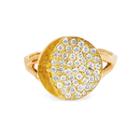 Logan Hollowell - New! 18k Waxing Gibbous Moon Phase Coin Ring