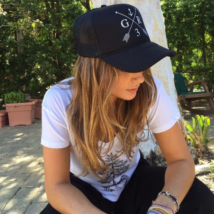 Gr Anchor Hat In Black