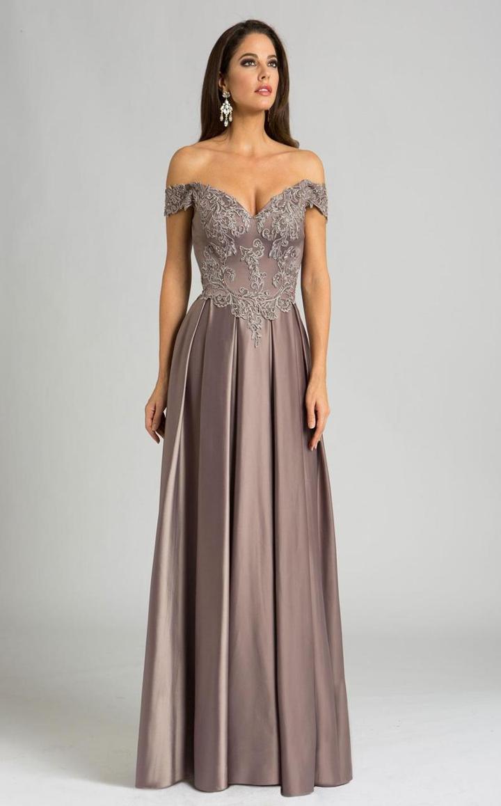 Feriani Couture - 18585 Laced Off Shoulder A-line Gown