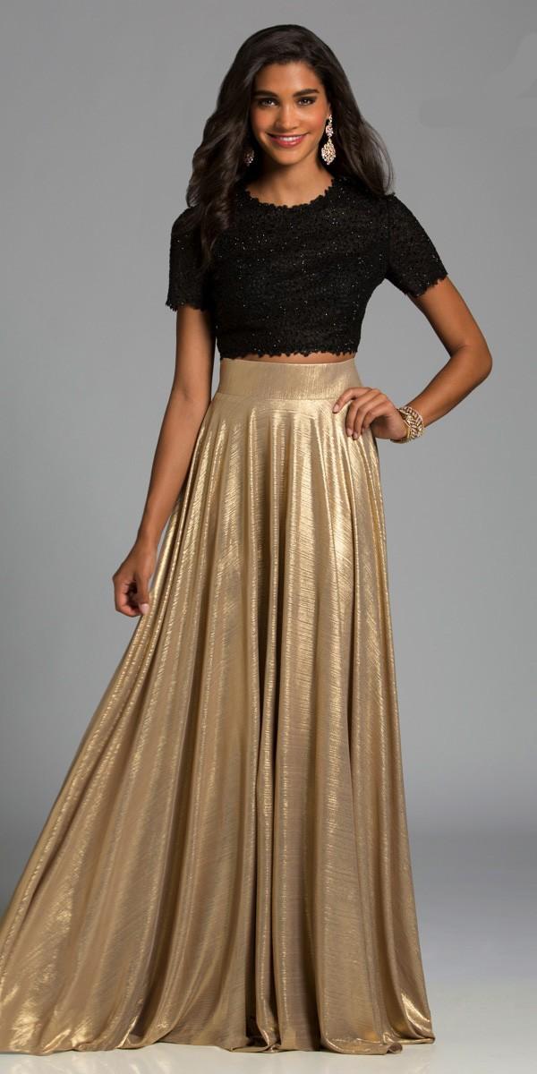 Lara Dresses - 42493 In Black/gold