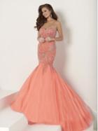 Tiffany Homecoming - Rhinestone Embellished Sweetheart Evening Gown 16162