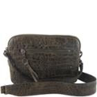 Joelle Hawkens By Treesje - Lidia Large Camera Bag Croco Embossed Cow / Olive