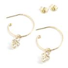 Nina Nguyen Jewelry - Quadruple Diamond 14k Gold Earrings