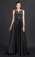 Mnm Couture - N0041 Sequin Embellished A-line Gown