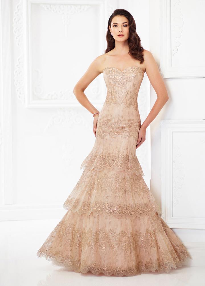 Montage By Mon Cheri - 118965 Strapless Tulle Gown