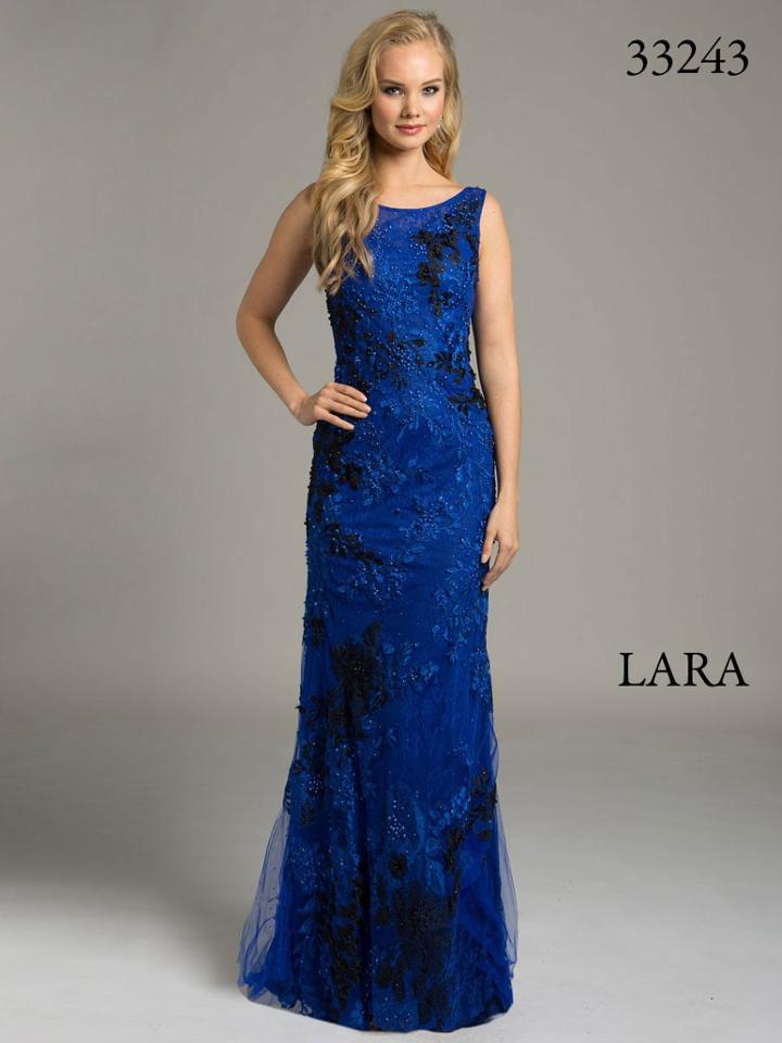 Lara Dresses - Stunning Fully Embroidered Evening Gown 33243