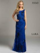 Lara Dresses - Stunning Fully Embroidered Evening Gown 33243