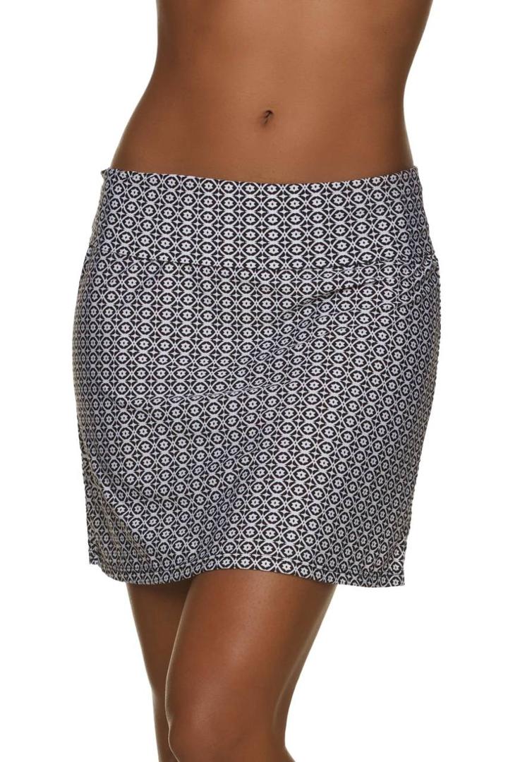 Helen Jon - Pool Side Skirt In Black-white