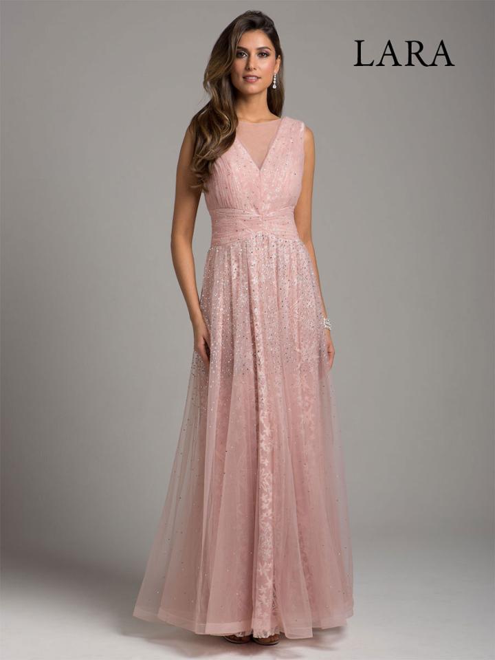 Lara Dresses - 29963 Embellished V-neck A-line Dress