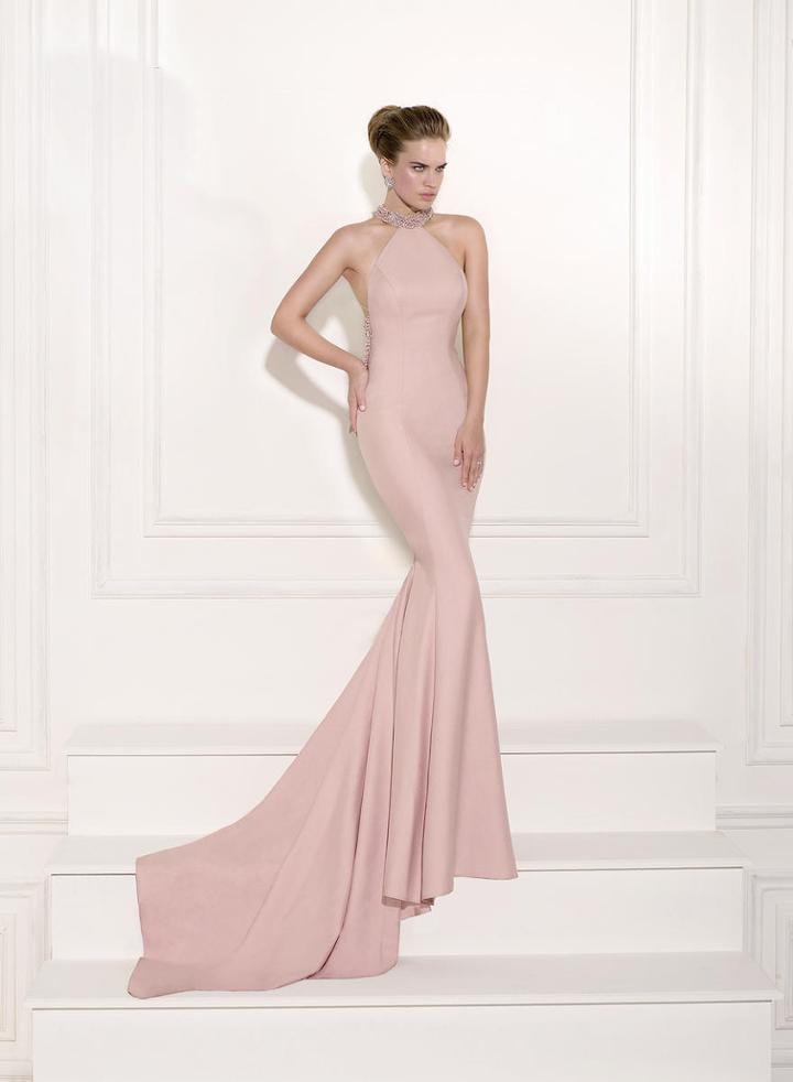 Tarik Ediz - Pearl Embellished Gown 92453