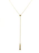 Tresor Collection - 18k Yellow Gold Necklace With Champagne Diamond Default Title