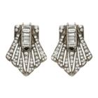 Ben-amun - Deco Crystal Pyramid Earrings