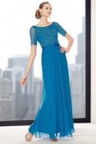 Alyce Paris Mother Of The Bride - 29708 Dress In Aqua Turquoise