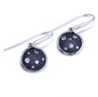 Nina Nguyen Jewelry - Petite Round Oxidized Earrings