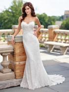 Enchanting By Mon Cheri - 117190 Illusion Beaded Cutout Wedding Gown