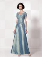 Cameron Blake By Mon Cheri - 114652 Two Piece Dress In Wedgewood
