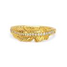 Logan Hollowell - Golden Feather Ring