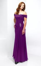Alyce Paris Black Label - 29300 Off Shoulder A-line Evening Gown