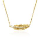 Logan Hollowell - New! Golden Feather Necklace