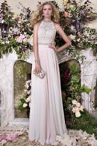 Alyce Paris - 6592 Prom Dress In White Blush