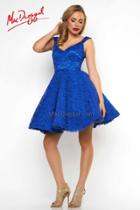 Mac Duggal Prom - 65731 V Neck Dress In Cobalt