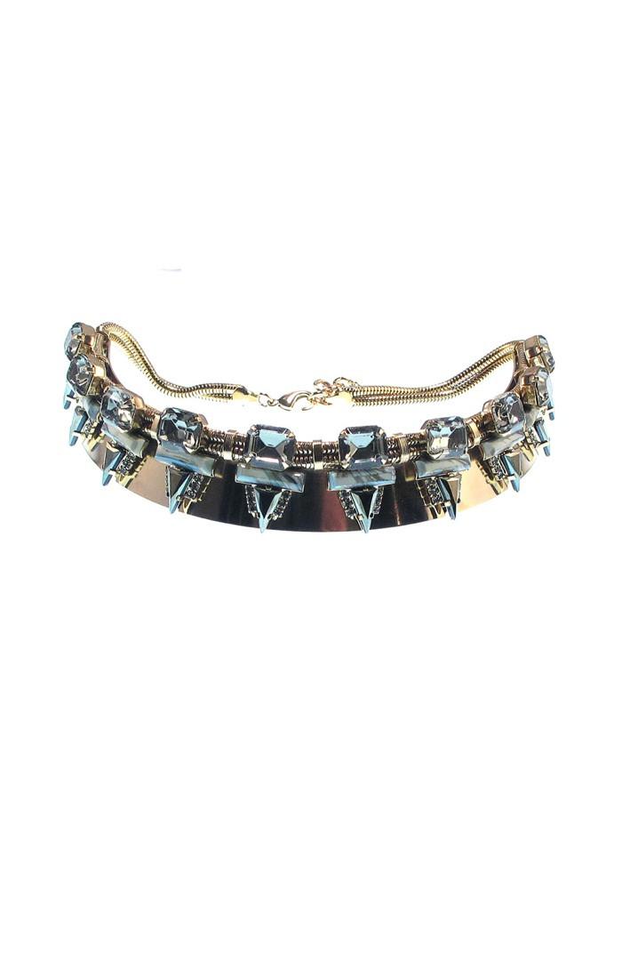 Elizabeth Cole Jewelry - Sylvy Necklace Blue