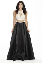 Jolene Collection - 17050 Two Piece Bedazzled A-line Dress