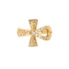 Logan Hollowell - New! Eternal Ankh Ring With Sprinkled Diamonds