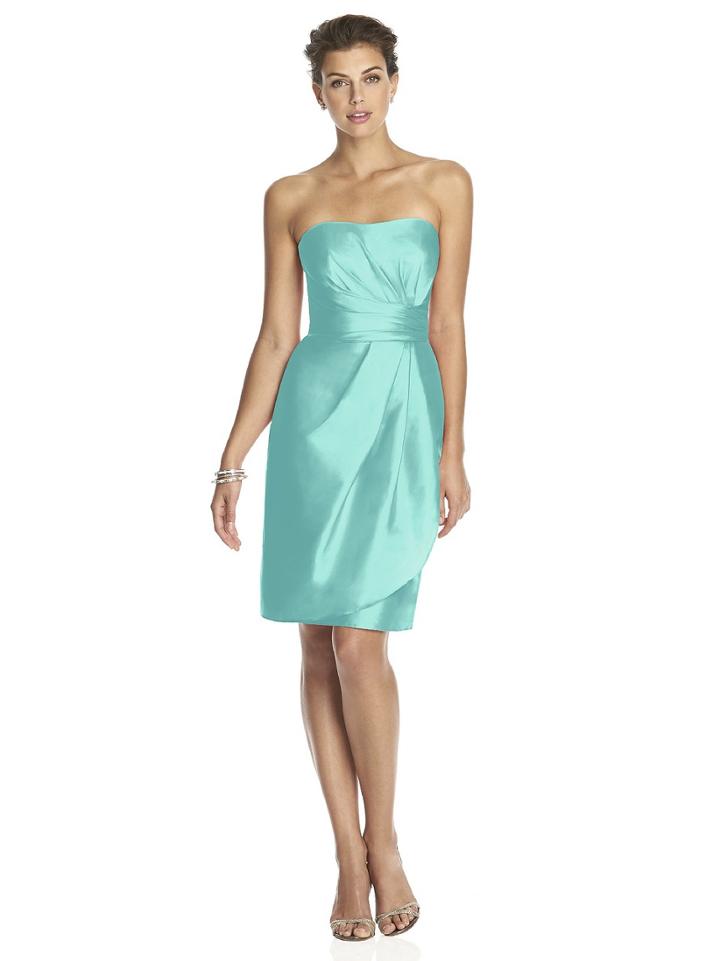 Alfred Sung - D602 Bridesmaid Dress In Coastal