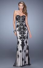 Gigi - 21386 Embellished Sweetheart Sheath Dress