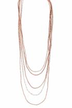 Heather Gardner - 5 Layer Petite Crystal Ethiopian Necklace Rose Gold